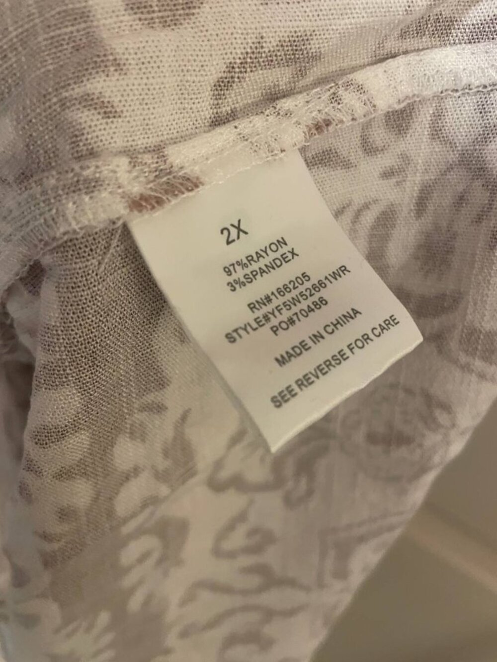 Embrace Boho Chic: Lucky Brand 2X Floral Button Front Tie Waist Midi Dress for C - Picture 7 of 8